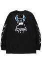 TOY MACHINE (トイマシーン) SKETCHY MONSTER LONG TEE - Black