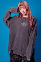 PSYCHO NATION(サイコネーション) ケミカルダメージTEE - Black