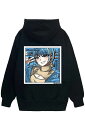 SCENE TOKYO (シーントウキョウ) piece girl hoodie - Black