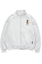 TOY MACHINE (トイマシーン) (HEAVY WEIGHT) MOUSEKATER SWEAT TRACK JACKET - Ash