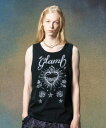 glamb(グラム)GB0225/CS19 : Tattoo Tank Top / タトゥータンクトップ - Black