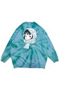 over print (オーバープリント) TIE DYE SCARF Sweatshirts - Green