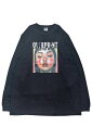 over print (オーバープリント) パン LS Tee - Black