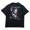 PUNK DRUNKERS (パンクドランカーズ) SAME NIGHT PARTY.TEE - BLACK