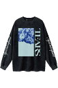 A Good Bad Influence(アグッドバッドインフルエンス) TEARS L/S T-SHIRT - Black