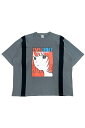 over print (オーバープリント) COVER Tee - Red