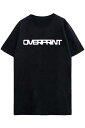 over print (オーバープリント) LOGO Tee - Black