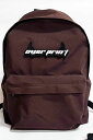 over print (オーバープリント) Satan BACKPACK - Brown