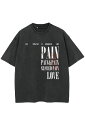 A Good Bad Influence (アグッドバッドインフルエンス) PAIN TO LOVE T-SHIRT - Black