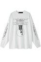 A Good Bad Influence (アグッドバッドインフルエンス) 99 CIRCLE STAR L/S T-SHIRT - White