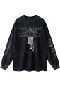A Good Bad Influence (アグッドバッドインフルエンス) 99 CIRCLE STAR L/S T-SHIRT - Black