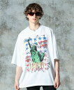 glamb(グラム)GB0325/CS08 : Liberty T-shirt / リバティTシャツ - White
