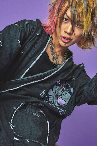 GALFY (ガルフィー) 病みに染まりしボロボロ甚平 - Black GALFY (ガルフィー) 病みに染まりしボロボロ甚平 - Black