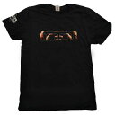 TOOL バンドTシャツ ユニセックス: Flame Spiral (Black) (Back & Sleeve Print) - BLACK