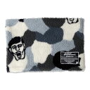 PUNK DRUNKERS (パンクドランカーズ)あいつ迷彩ボアネックウォーマー - BLACK