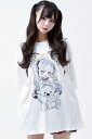 てぃら×TRAVAS TOKYO(トラバス・トーキョー) ZIPTシャツ (angel) - White