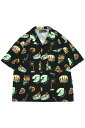 SABBAT13 (サバトサーティーン) VACATION ALOHA SHIRTS - Black
