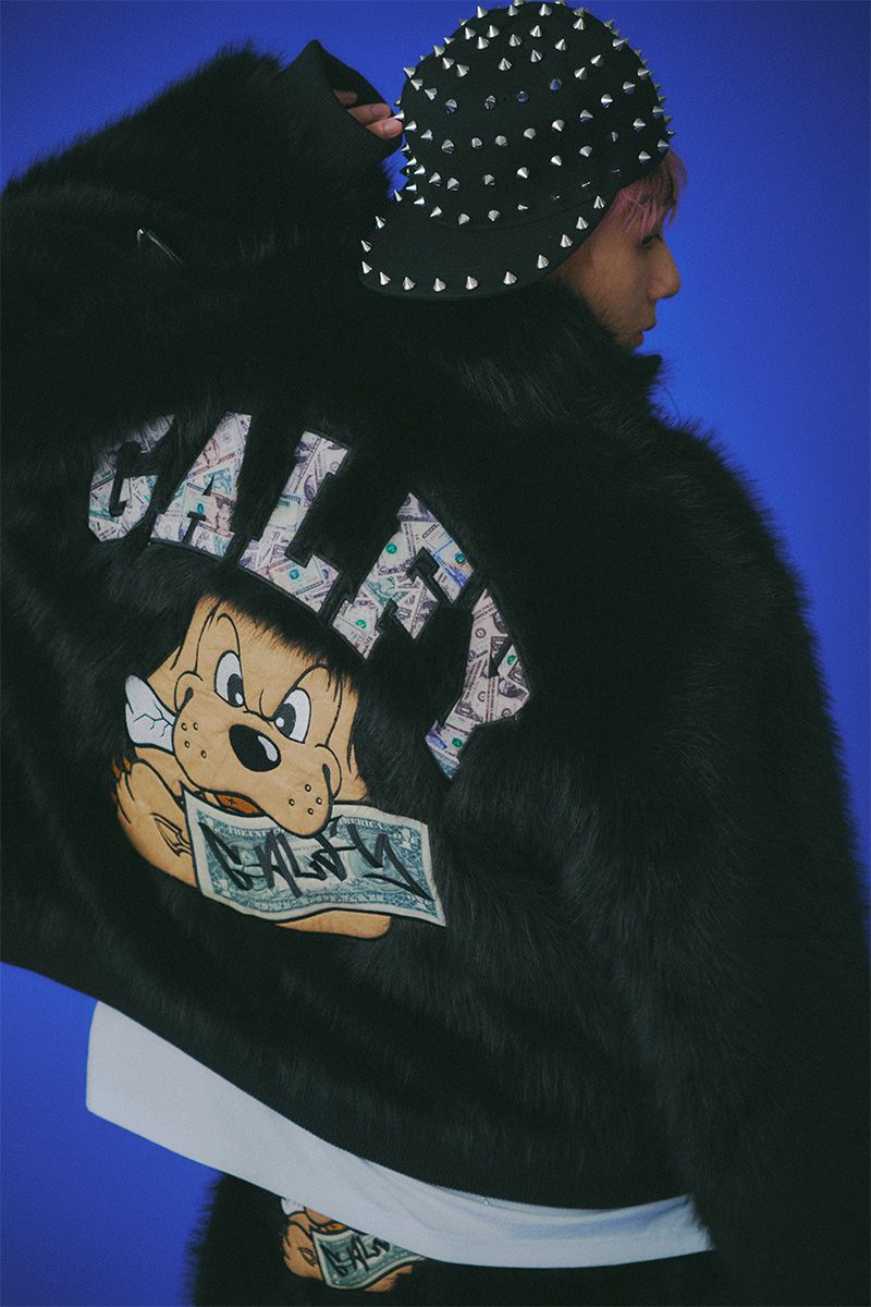 GALFY(ガルフィー)お金大好きファーブルゾン - Black