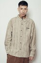 Subciety (サブサエティ) Blurred shirt - Beige