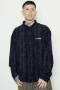 Subciety (サブサエティ) Blurred shirt - Black