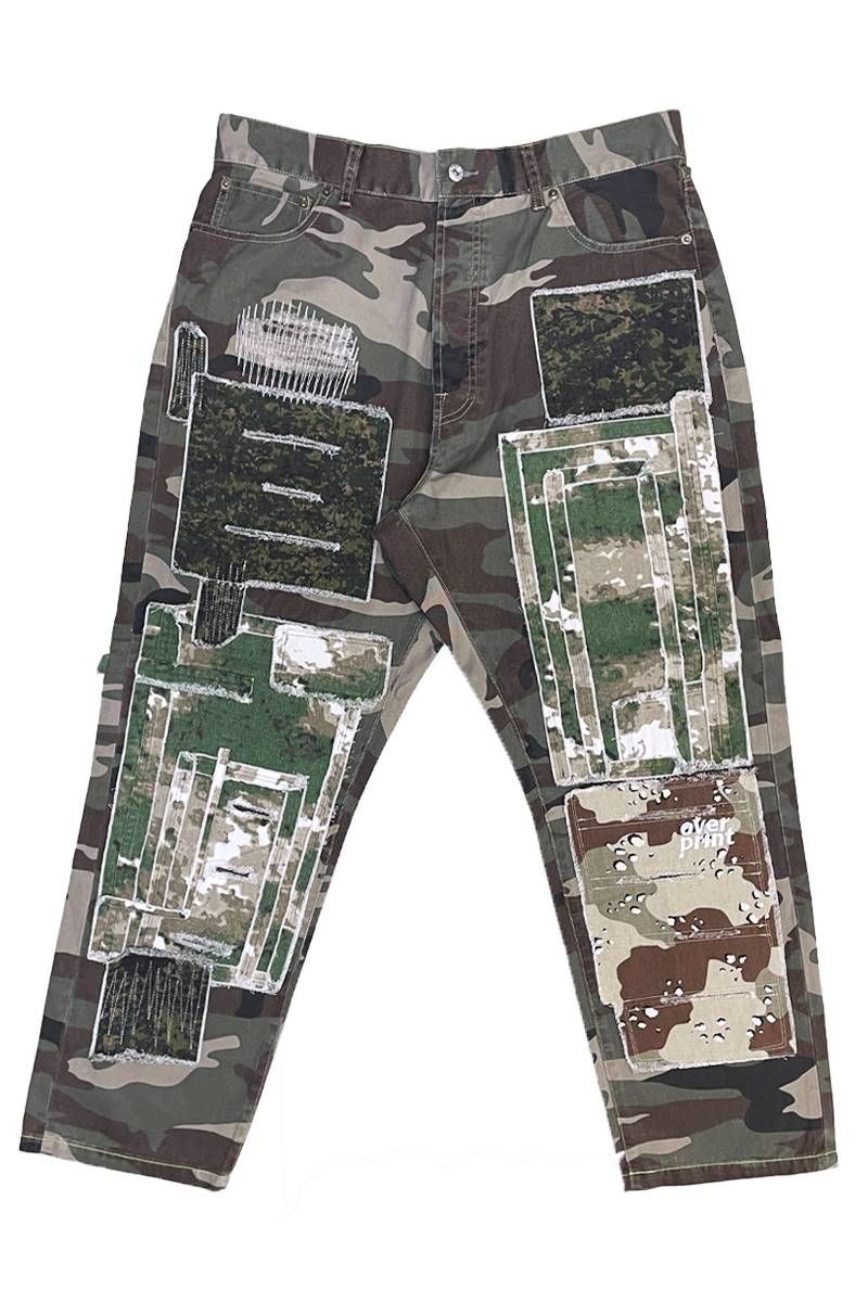 over print (オーバープリント) REPAIR PANTS TYPE_C - Camo