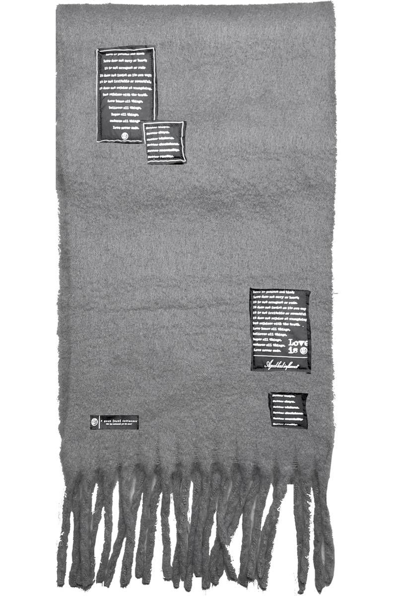A Good Bad Influence (アグッドバッドインフルエンス) BEttER BIG SCARF - Gray