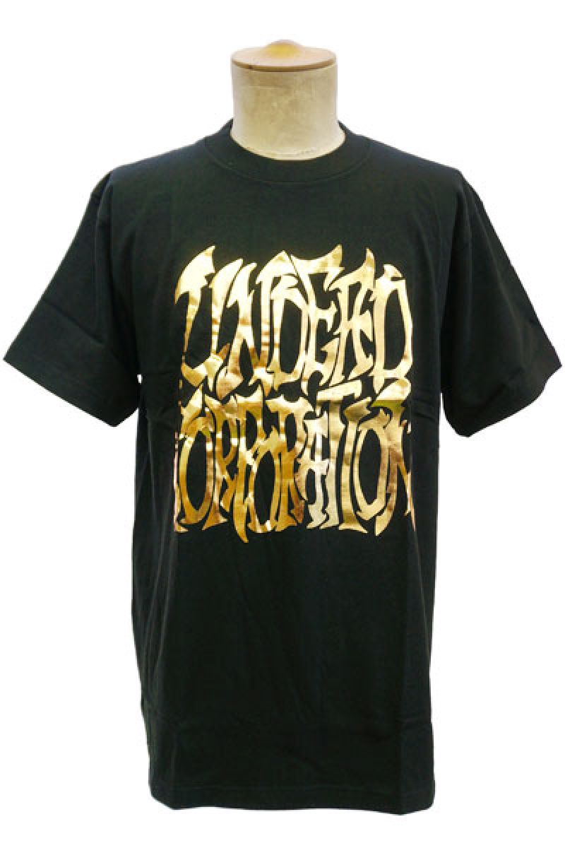 UNDEAD CORPORATION LOGO Tshirt BLK×GOLD