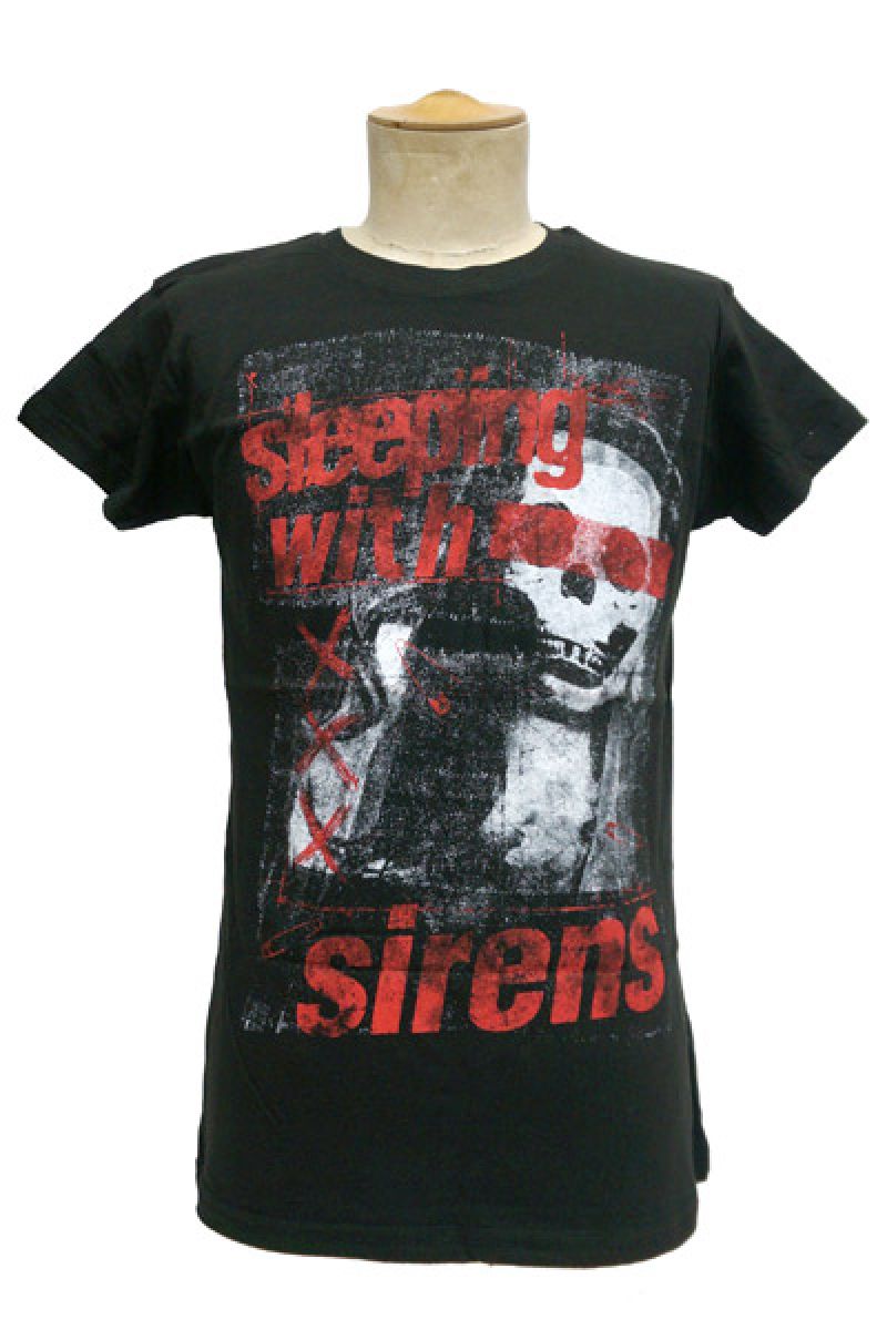 SLEEPING WITH SIRENS Punk Patch Black - Girls/JRS t-shirt