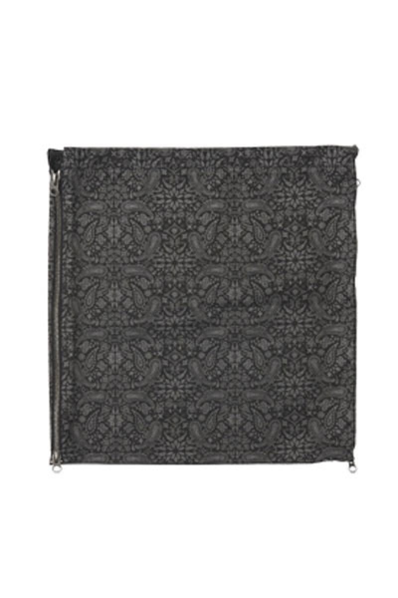 Subciety (TuTGeB) BANDANNA SKIRT-PAISLEY- BLACK