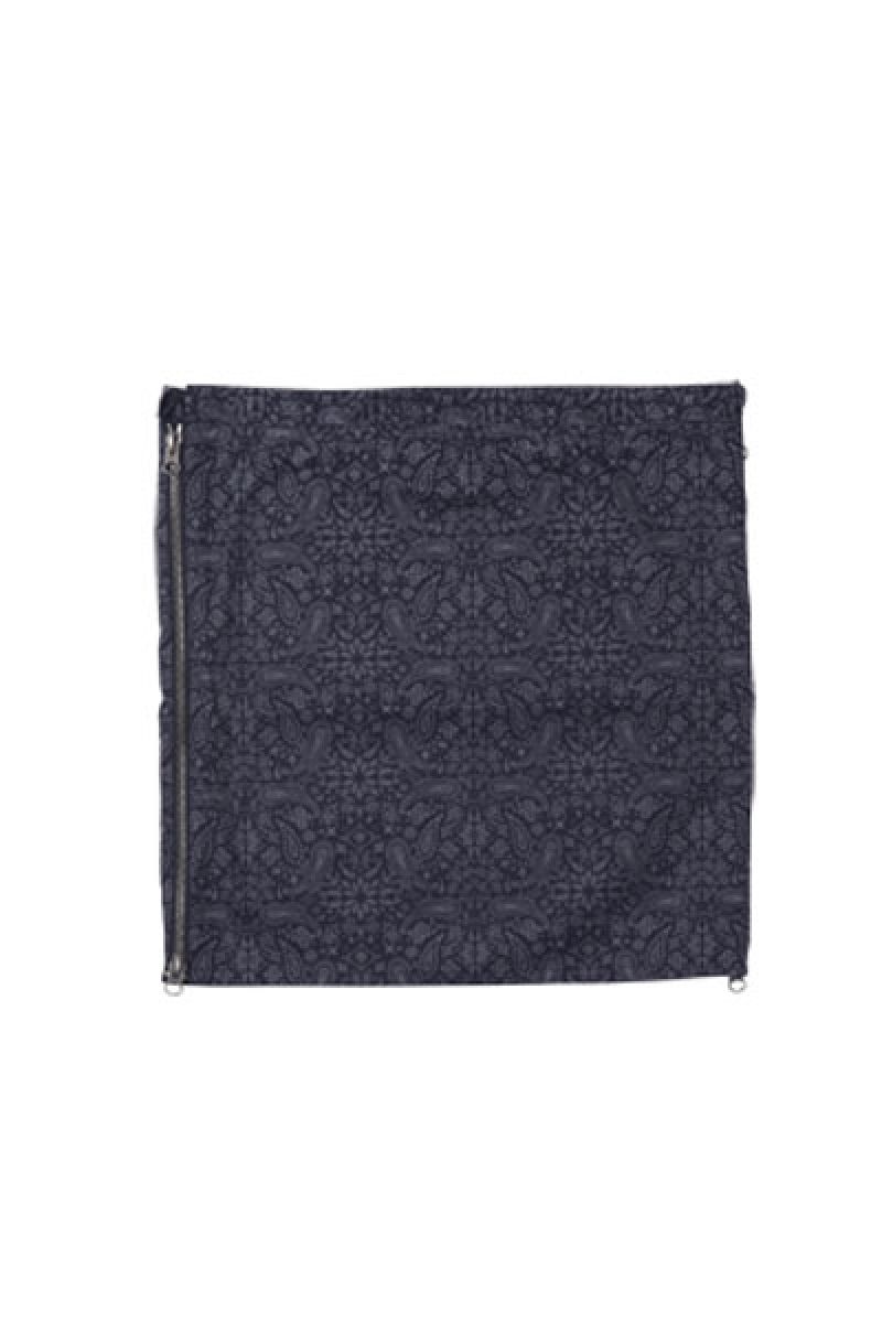 Subciety (TuTGeB) BANDANNA SKIRT-PAISLEY- NAVY