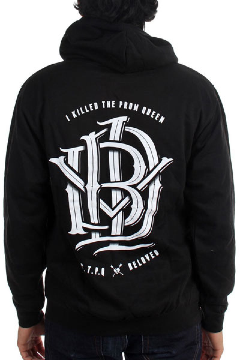 I KILLED THE PROM QUEEN Monogram Zip Hoodie