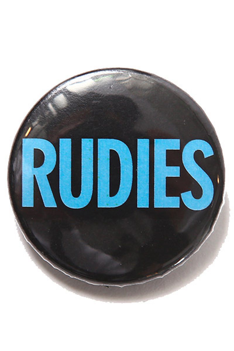 RUDIE'S (롼ǥ) CAN BADGE SOLID PHAT BLACK