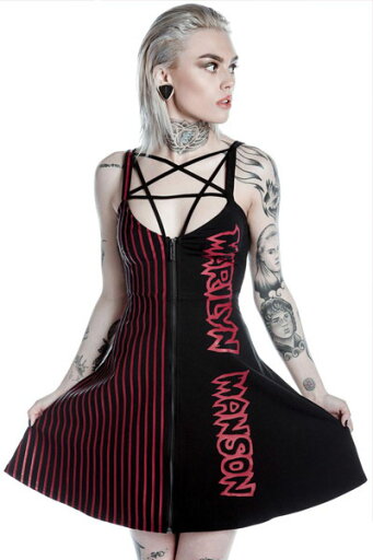 MARILYN MANSON×KILL STAR CLOTHING Cryptorchid Harness Dress MARILYN MANSON×KILL STAR CLOTHING Cryptorchid Harness Dress