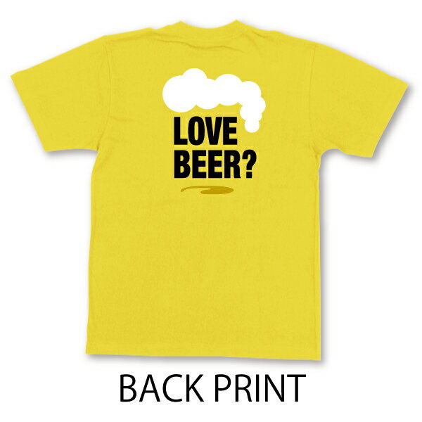 【スタッフユニフォームTシャツ】 LOVE BEER Tシャツ 送料無料 DDY