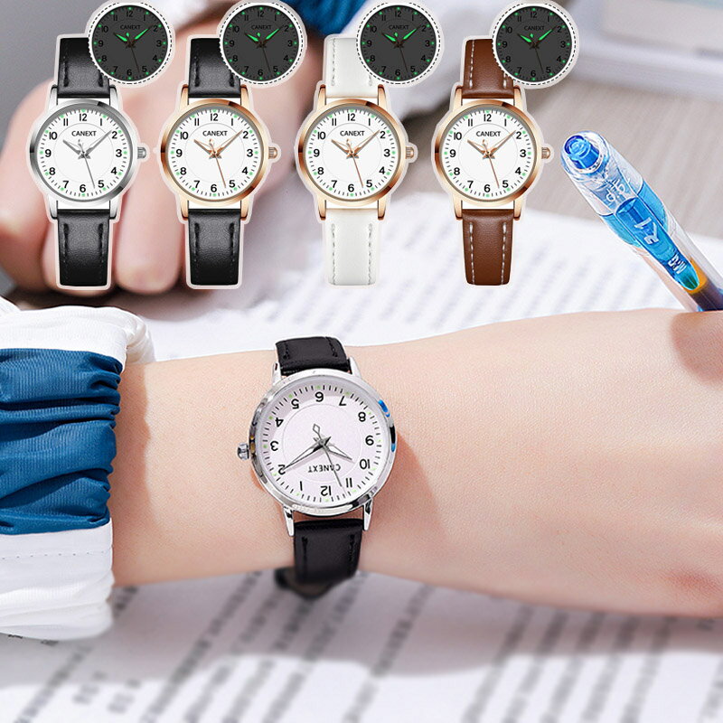 送料無料 腕時計 レディース 学生 女の子 男の子 男女兼用 アナログ 誕生日 プレゼント 革ベルト 小学生腕時計 リストウォッチ 時計 ファッションウォッチ ...