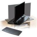 【アウトレット】テレビ回転台 ターンテーブル 大型 薄型 木棚 卓上 手動 おすすめ EEX-ROT08