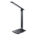 【アウトレット】デスクライト LED 充電式 無段階調光 1200ルクス USBポート搭載 ブラック LED-DESK1BK サンワサプライ