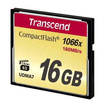 コンパクトフラッシュカード 16GB 1066倍速 CF 長期保証 トランセンド【ネコポス対応】 TS16GCF1000