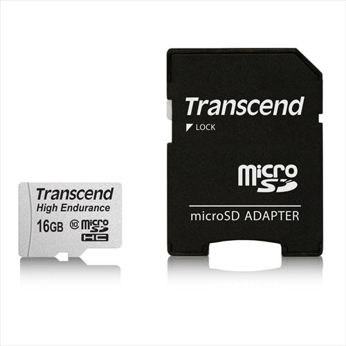 【4/25限定！最大100％ポイント還元】microSDカード 16GB Class10 高耐久 ドライブレコーダー向け SDカード変換アダプタ付 microSDHC マイクロSD 長期保証 トランセンド【ネコポス対応】 TS16GUSDHC10V