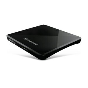 ポータブルCD/DVDドライブ 超薄型 8倍速 ブラック 2年保証 トランセンド TS8XDVDS-K
