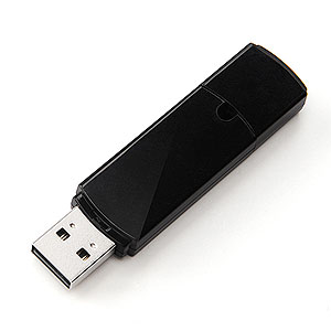 USBメモリ 8GB シンプルブラック 【ネコポス対応】 600-UF8GBK サンワサプライ