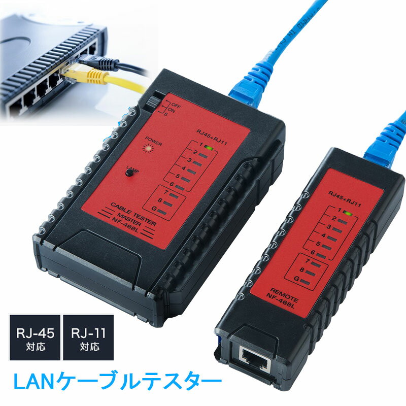LANƥ LAN֥/RJ-45 ⥸顼֥/RJ-11б LED饤¢ Ƶ ҵæǽ EZ5-LANTST1