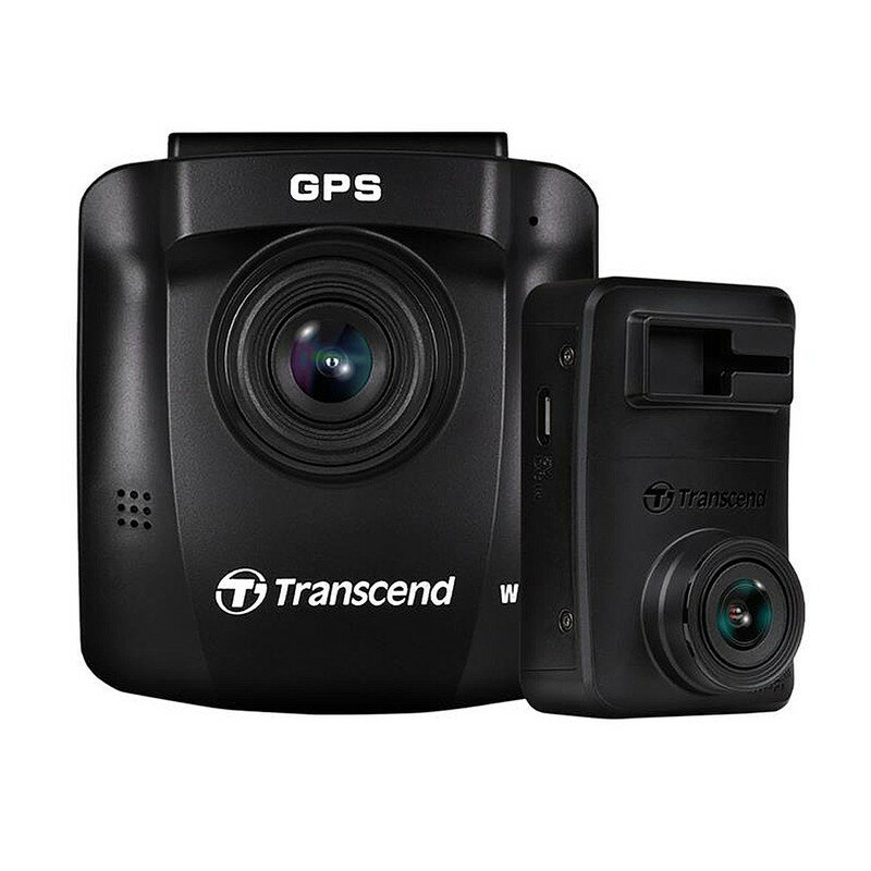 ドライブレコーダー Transcend デュアルカメラ microSD32GB付属 バッテリー内蔵 吸盤固定仕様 DrivePro 620 TS-DP620A-32G