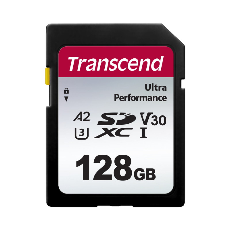 Transcend SDXCカード 128GB UHS-I U3 V30 A2 TS128GSDC340S【ネコポス対応】
