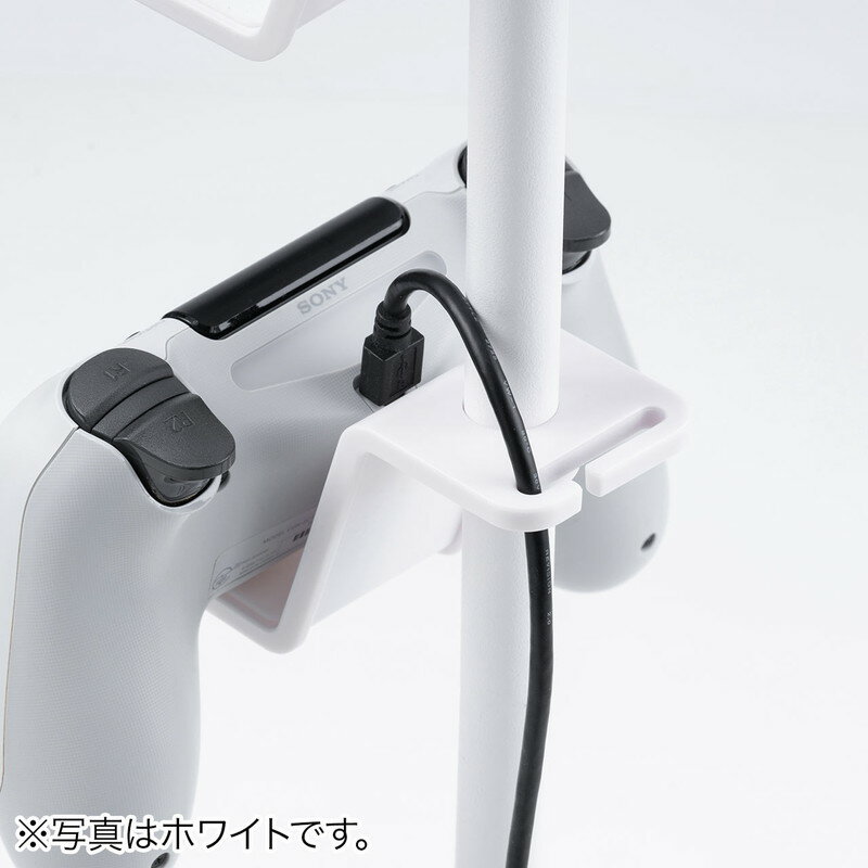 ゲームコントローラースタンド_ゲームパッドスタンド_ヘッドホンスタンド_ブラック_EZ2-GAP011BK