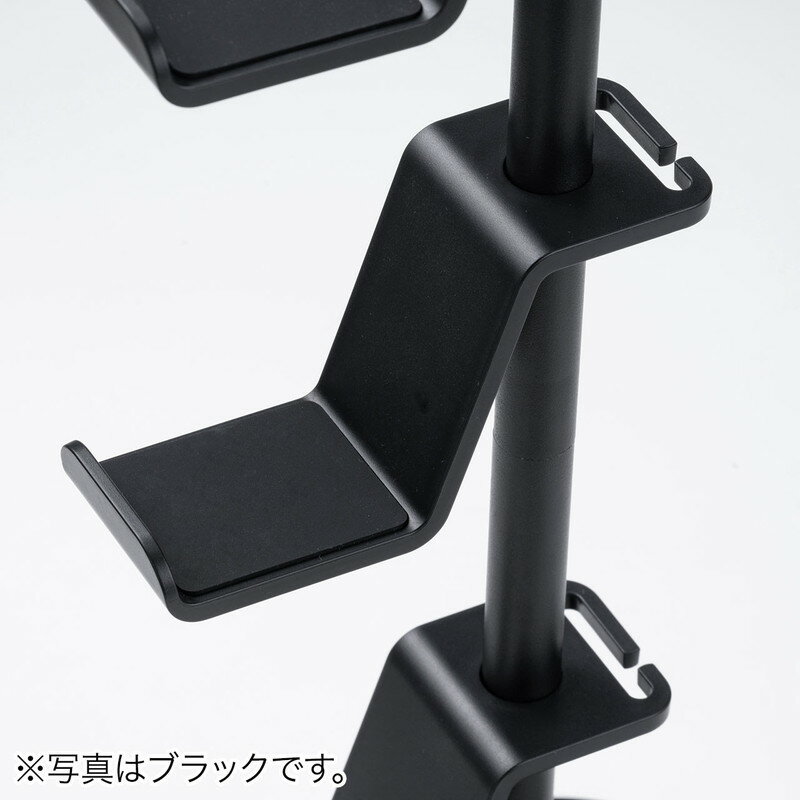 ゲームコントローラースタンド_ゲームパッドスタンド_ヘッドホンスタンド_ホワイト_EZ2-GAP011W