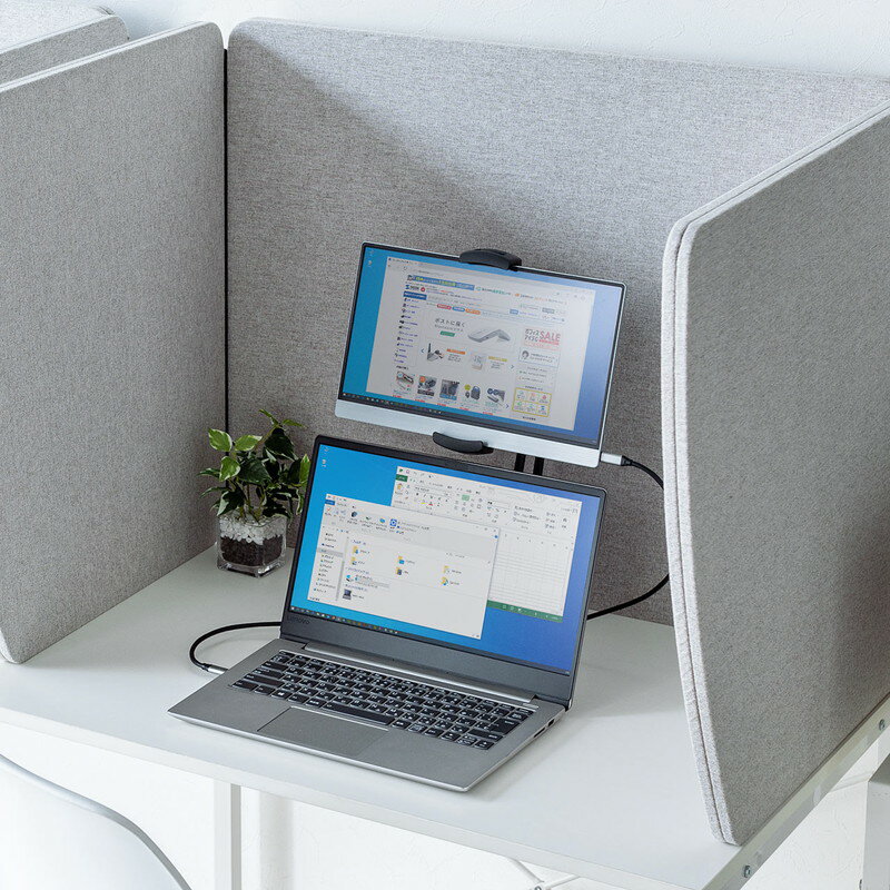 モバイルモニター_12.5インチ_軽量_モバイル_ディスプレイ_ポータブルモニター_フルHD_USB_Type-C_miniHDMI出力_スタンド付き_テレワーク_在宅勤務_ゲーム_EZ4-LCD005
