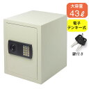 金庫 家庭用 電子金庫 セキュリティーボックス テンキー式 マイナンバー セキュリティ- 鍵式 壁掛け 中棚 書類 保管庫 コンパクト 43リットル EZ2-SL045