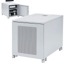 機器収納ボックス 19インチ 13U HUB ルーター NAS 鍵 扉 セキュリティ キャスター アジャスター 棚 CP-202 サンワサプライ【代引き 後払い...
