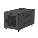サーバーラック 19インチ eia 業務用 キャスター 鍵 セキュリティ 小型 9U 黒 奥行1000mm 【代引き 後払い決済不可商品】 CP-SVNC3 サンワサプライ